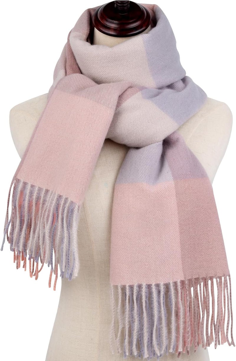 BLATIAL Store Womens Scarf Winter Blanket Large Scarves Thick Soft Warm Plaid Chunky Scarfs - Image 3